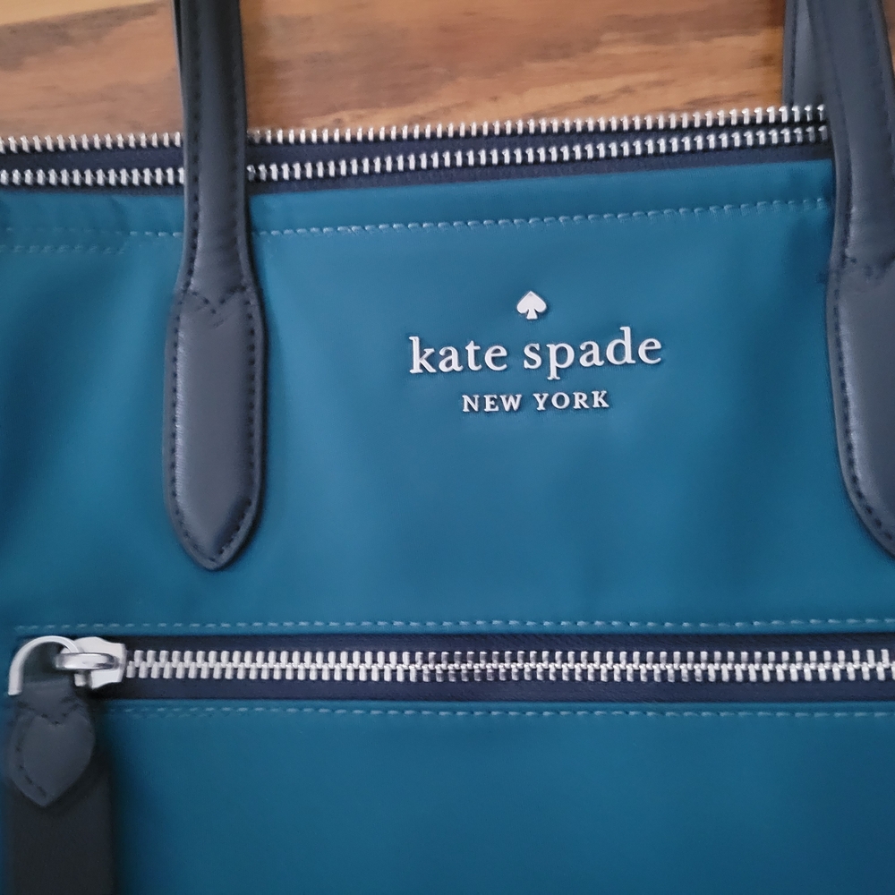 Kate Spade Blue Tone Tote - Picture 2 of 7